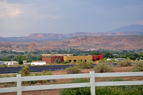 The view from the RV of the two RV Gypsies